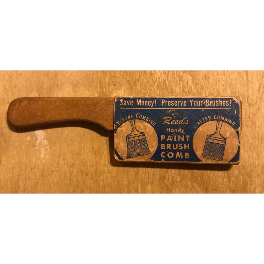 Rare Vintage Reed’s Paint Brush Comb